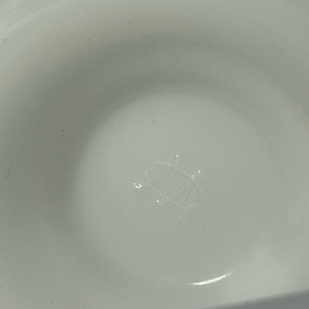 Vintage Westmoreland Milk Glass Open Sugar Bowl Cup Paneled Grape Vine USA PA 4" - Picture 9 of 11